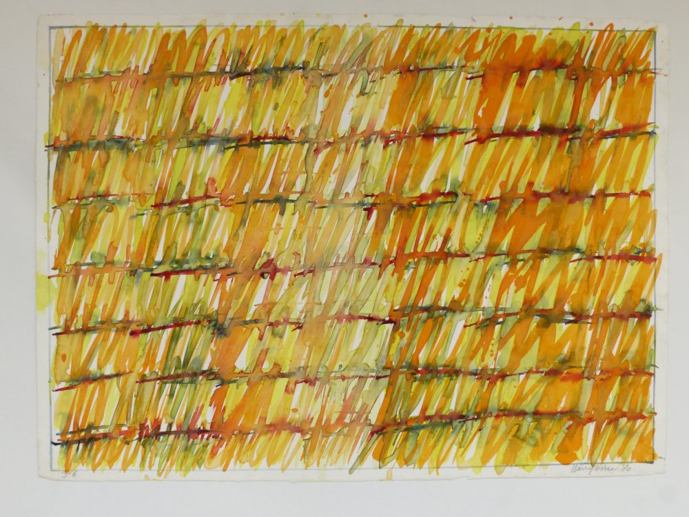 Harry Visser | Gele bladeren 2 | aquarel