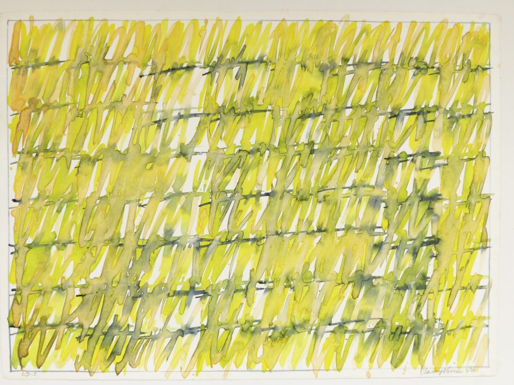 Harry Visser | Gele bladeren 3 | aquarel