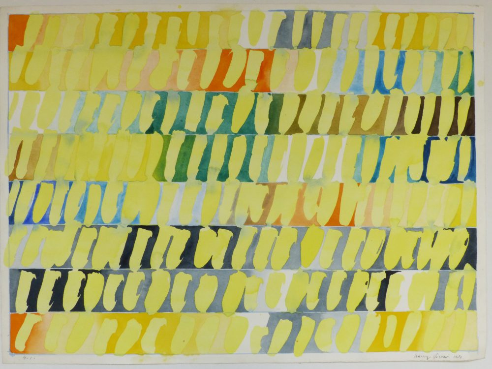 Harry Visser | Gele bladeren 6 | aquarel
