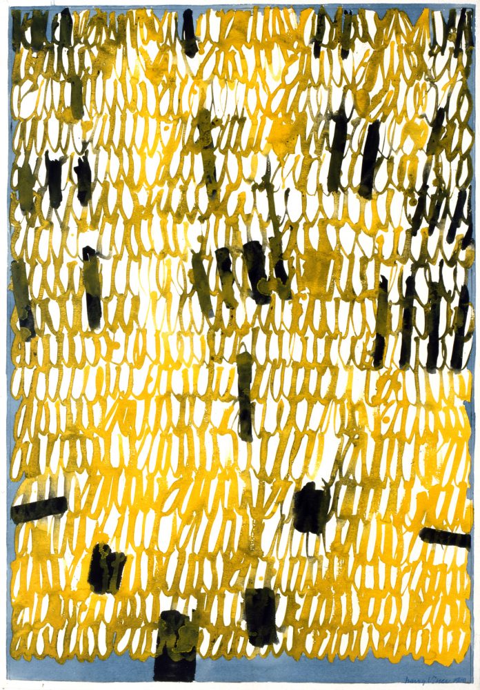 Harry Visser | Gele bladeren 8 | aquarel