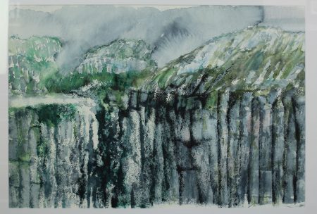 Harry Visser | Mac-Mac waterfall | aquarel 80 x 110