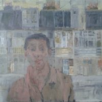 Harry Visser | Zelfportret (niet zeker) 1967 | olieverf