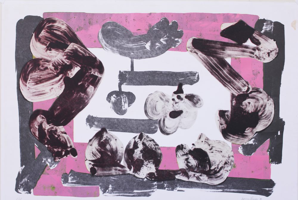 Harry Visser | Roze 1/18 | zeefdruk 70 x 100